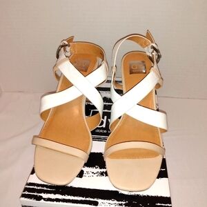 Dolce‎ Vita Size 9 White Kelso sandals